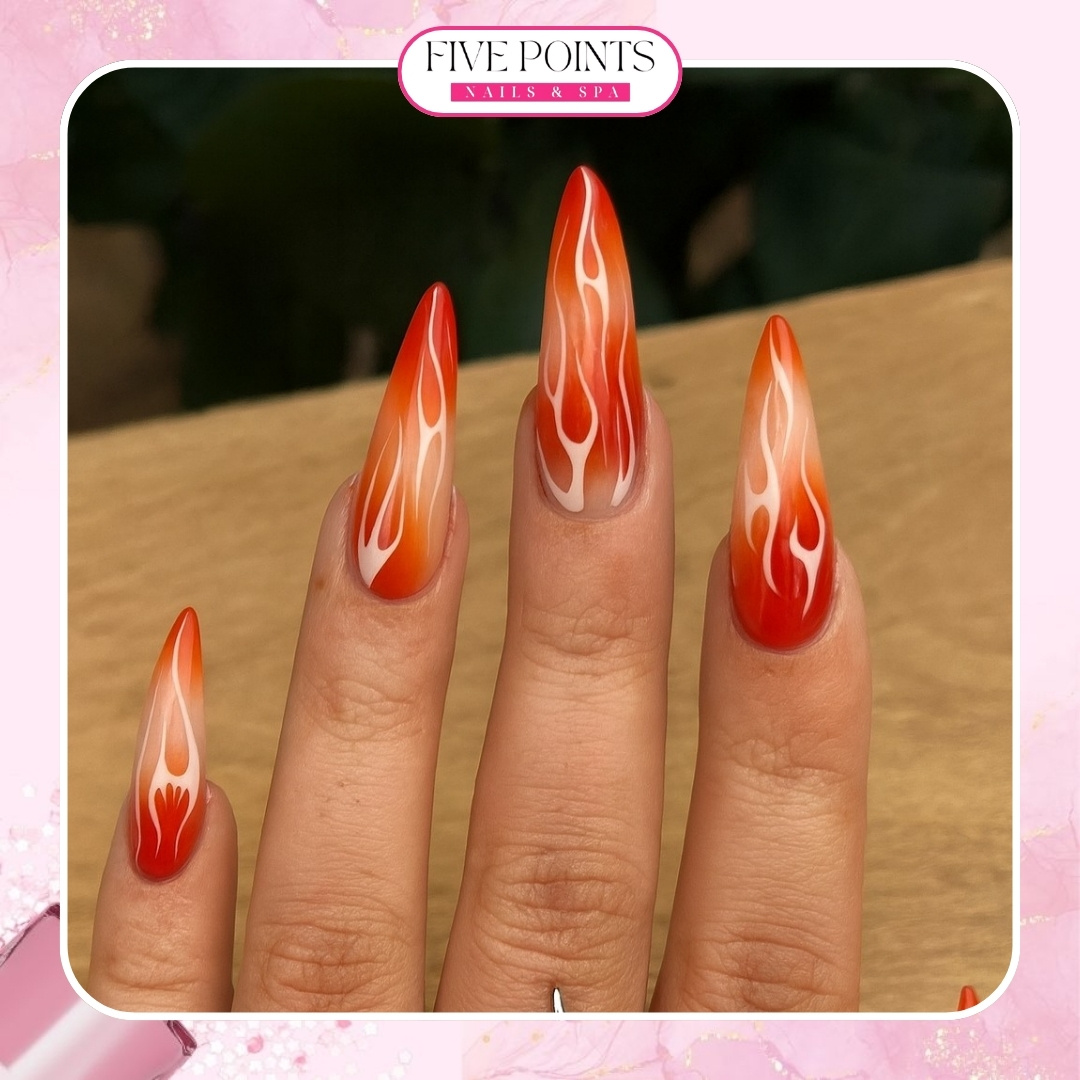 Nail design by Five Points Nails And Spa 